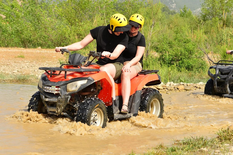 From Alanya/Side: Taurus Mountains Quad Safari with Transfer Double Quad