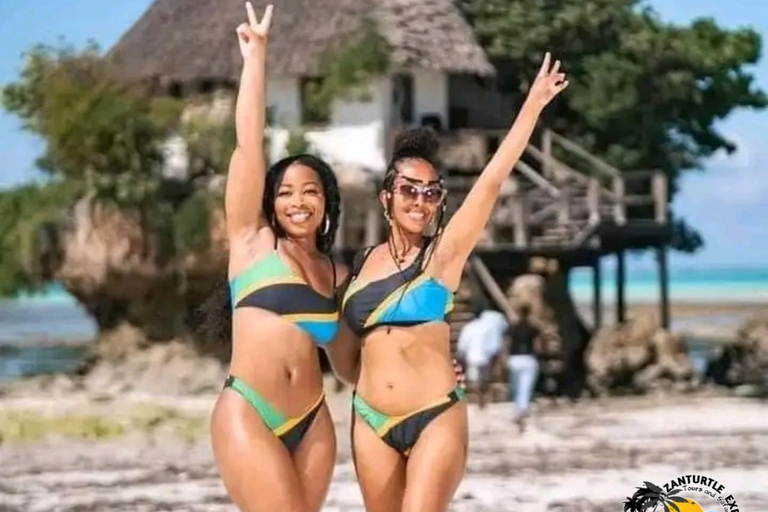 Wycieczka z delfinami Mnemba, las Jozani i restauracja The RockMiejsce zbiórki wyłącznie w Mnemba Transfer Point