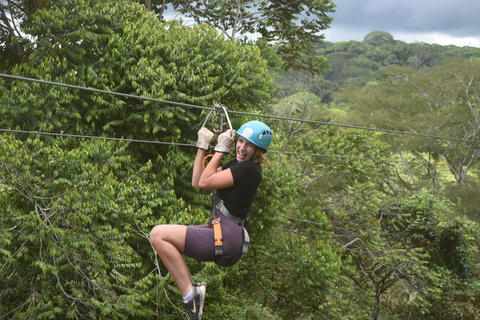 Manuel Antonio: Wycieczka Canopy Tour z liniami Zip i wiszącymi mostami