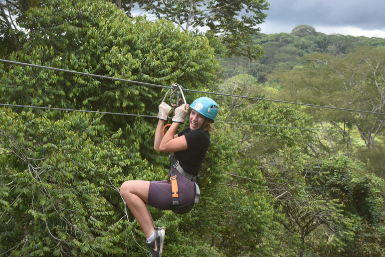 Manuel Antonio : Tour de canopée avec tyroliennes et ponts suspendus