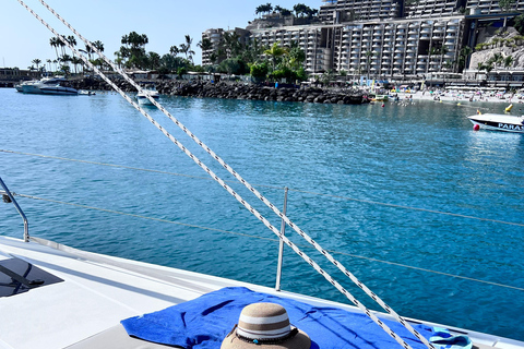 Pasito Blanco : 3H tour privado en velero con comida y bebida