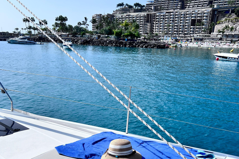 Pasito Blanco : 3H tour privado en velero con comida y bebida