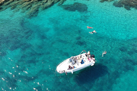 Hors-bord privé vers l&#039;île Gabriel, Coin de Mire et l&#039;île PlateHors-bord privé vers l&#039;île Gabriel, Coin de Mire et Flat Island