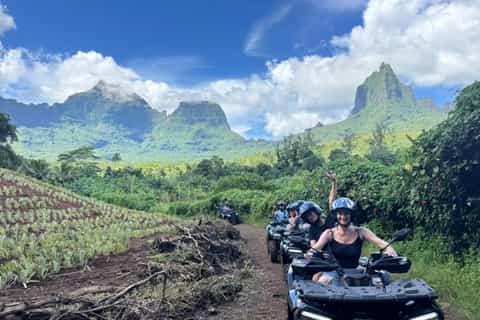 Moorea : aventure guidée en quad avec points de vue et dégustations