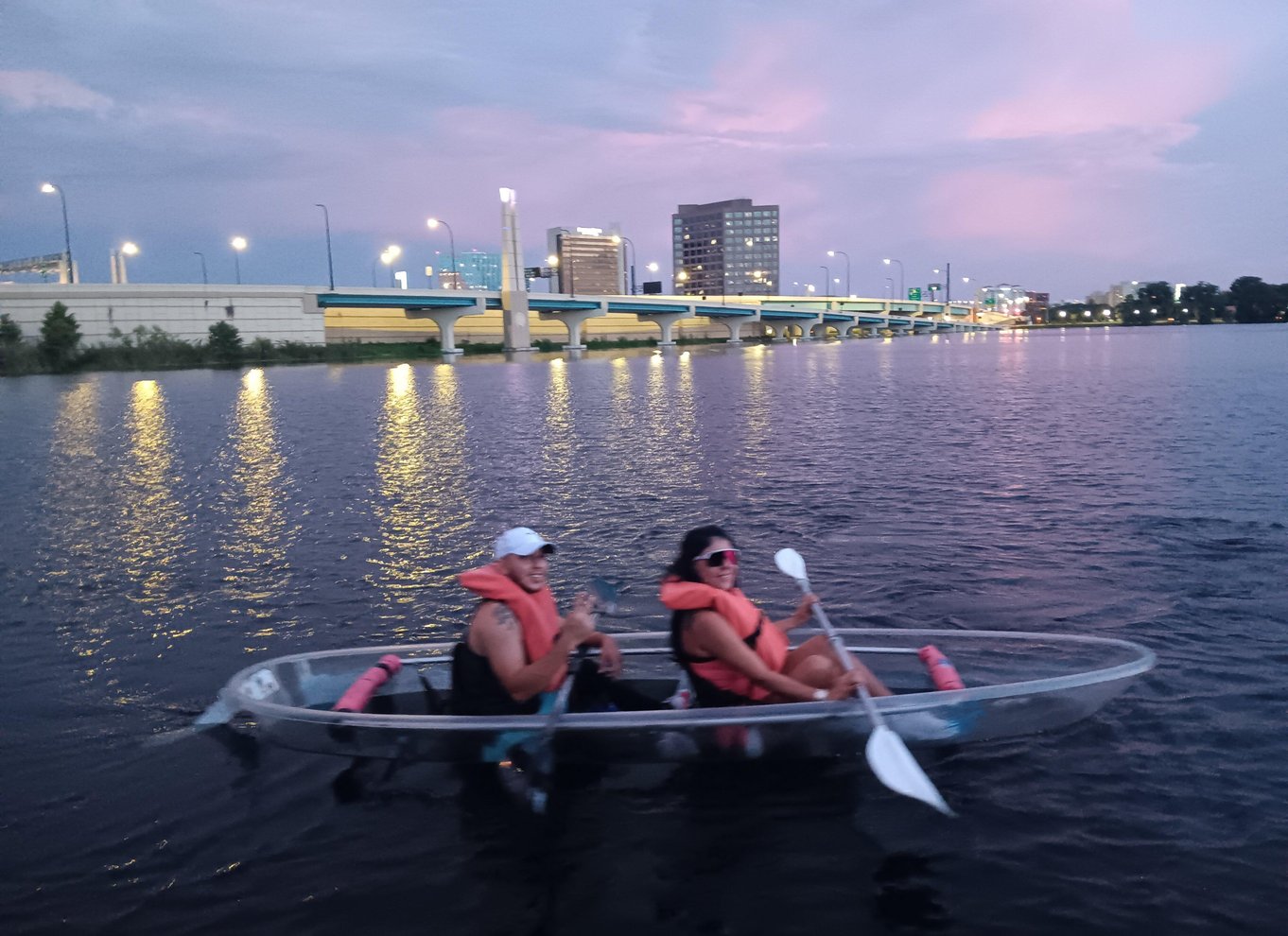 Orlando: Solnedgangstur i klar kajak eller paddleboard i paradis