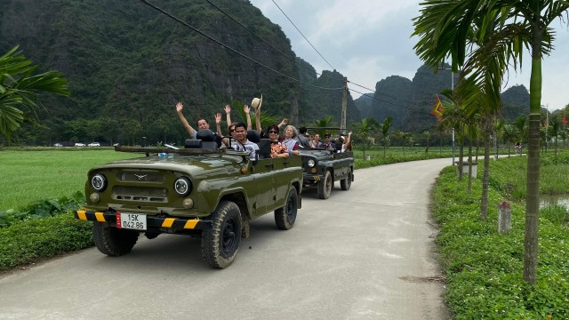 Ninh Binh Jeep Tour start from Hanoi full day