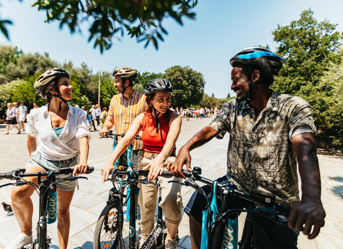 Athen: Oplev byrundvisningen på elektrisk cykel
