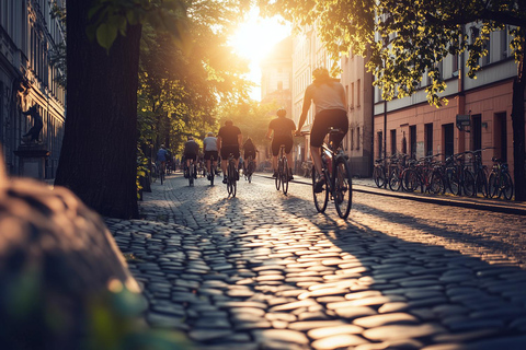 Leipzig: tour privado en bicicleta con guía local certificado.Leipzig: recorrido privado en bicicleta con guía certificado y conocedor de la zona