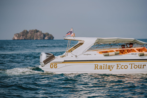 Krabi : tour en bateau privé de luxe à grande vitesse des 4 îlesDemi-journée