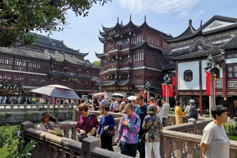 Shanghai: Yu Garden und City God Temple Private WanderungTour nur mit Treffpunkt