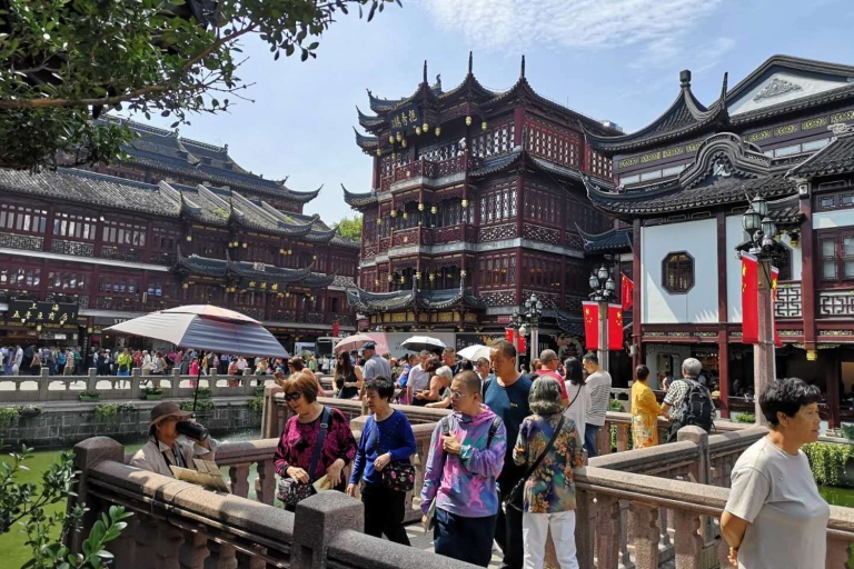 Shanghái: tour privado a pie por el jardín Yu y el templo del Dios de la ciudadTour solo con recogida en el hotel