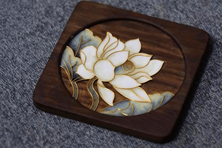 Guangzhou: Create Your Own Cloisonné Enamel Artwork Coaster or Bookmark