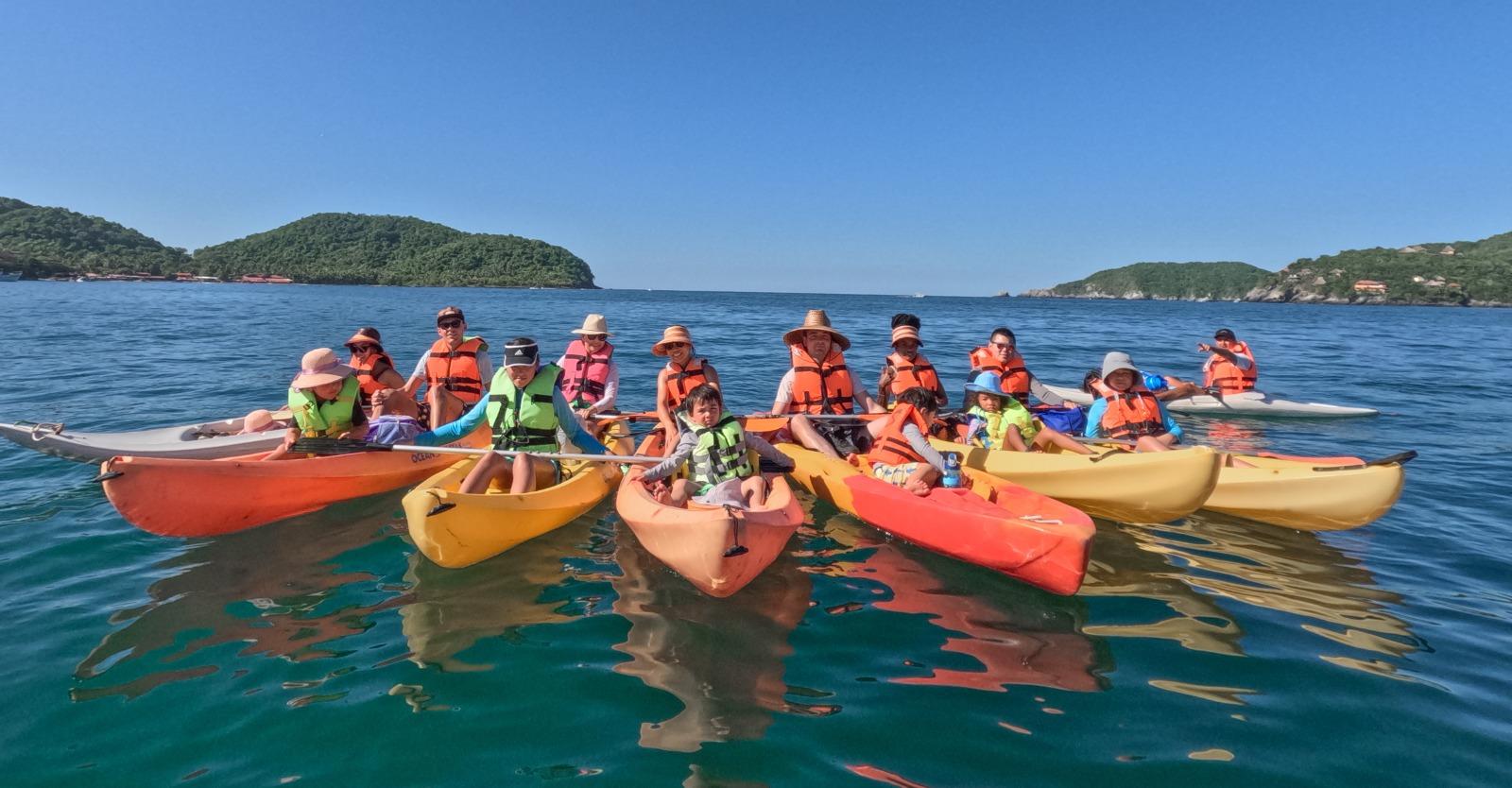 Ixtapa: Kajakfahren in der Bucht von Zihuatanejo, Schnorcheln und Mittagessen in Playa Las Gatas