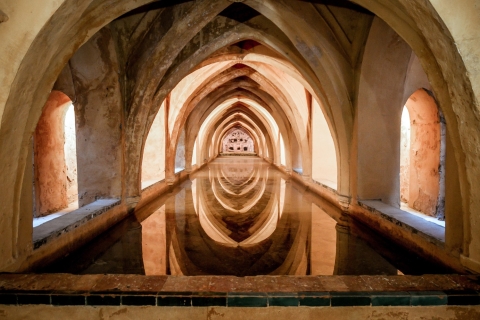 Seville: Cathedral, Giralda & Alcazar Entry With Guided Tour Seville: Cathedral & Alcazar Tour in Spanish
