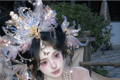 Shanghai: Hanfu Dress-up Photoshoot Experience Premium Photoshoot