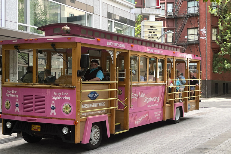 Portland, Oregon: Pink Trolley Hop-On Hop-Off Tour