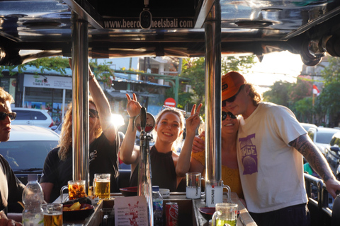 Bali: 2-Hour Beer Bus Party in Kuta & Legian Happy Hour Beer