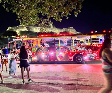 A Magical Night Party Bus Experience in Cartagena