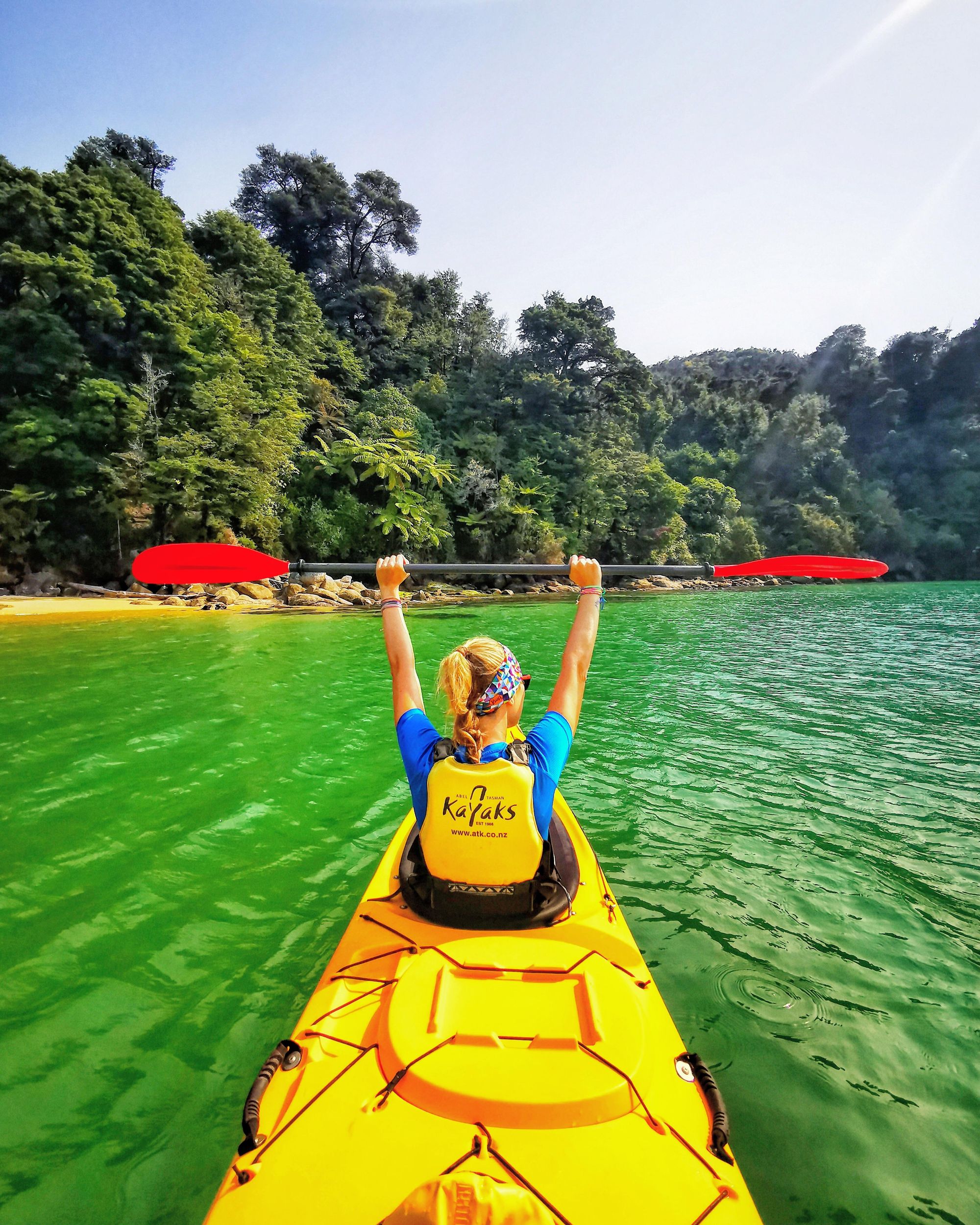 Mārahau: Kajaktour im Abel Tasman Marine Reserve