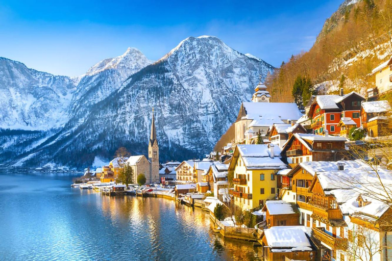 Viena: Wahau Hallstatt, Salzburgo com passeio de barco Viagem de 1 dia