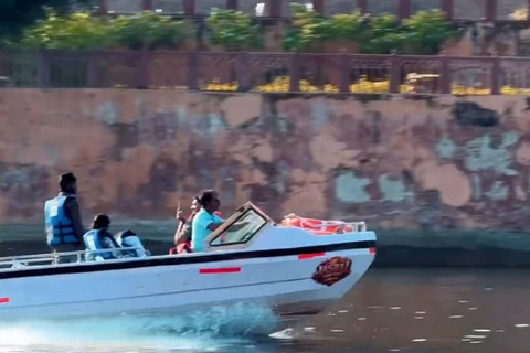 Jaipur: Speed Boat, Amber Walking Tour & Sunset with Pickup Speed Boat With Amber Walking Tour
