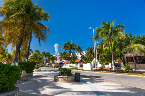 Cancun : Excursion en voiturette de golf à Isla Mujeres, Open Bar et déjeuner