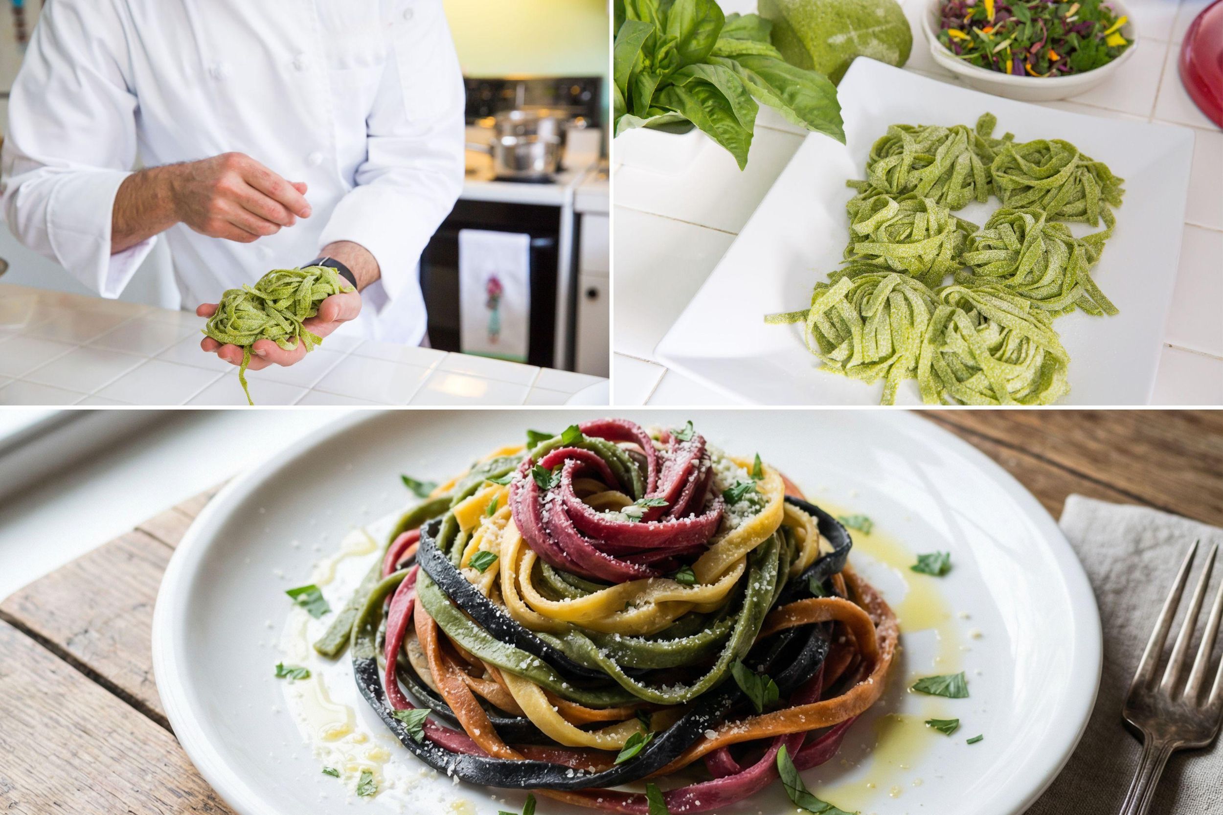 Sacramento: Regenbogen-Pasta-Kochkurs mit einheimischem Chefkoch