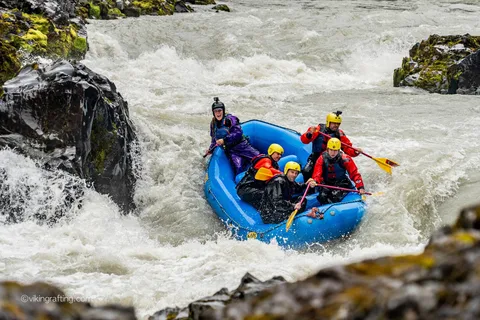 Varmahlíð: Rafting sul fiume glaciale orientale