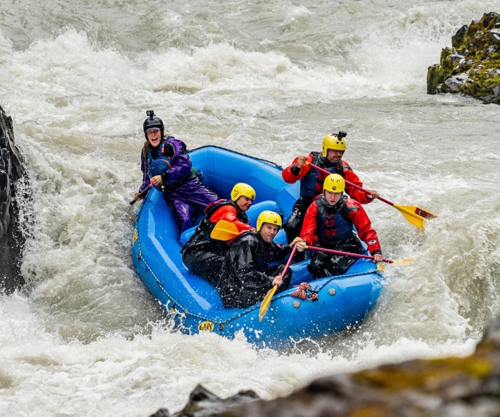 East Glacial River Whitewater Rafting