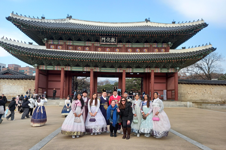 Changdeokgung-Bukchon-Gwangjang market-N Seoul Tower-Hongdae