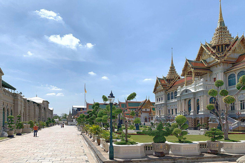 Bangkok: Grand Palace, Wat Pho &amp; Wat Arun in het ItaliaansGrand Palace, Wat Pho &amp; Wat Arun met Italiaanssprekende gids