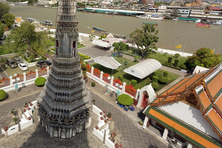 Stora palatset Wat Pho Wat Arun Damnoen Maeklong Yaowarat