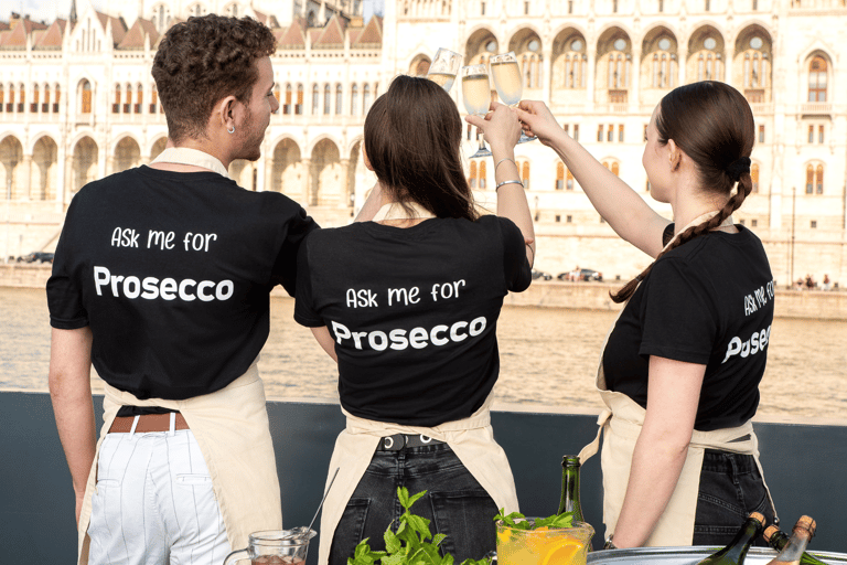 Budapest: Aug 20 Firework Cruise - Unlimited Prosecco Cruise Grazing Table Option - Akadémia 3 Departure