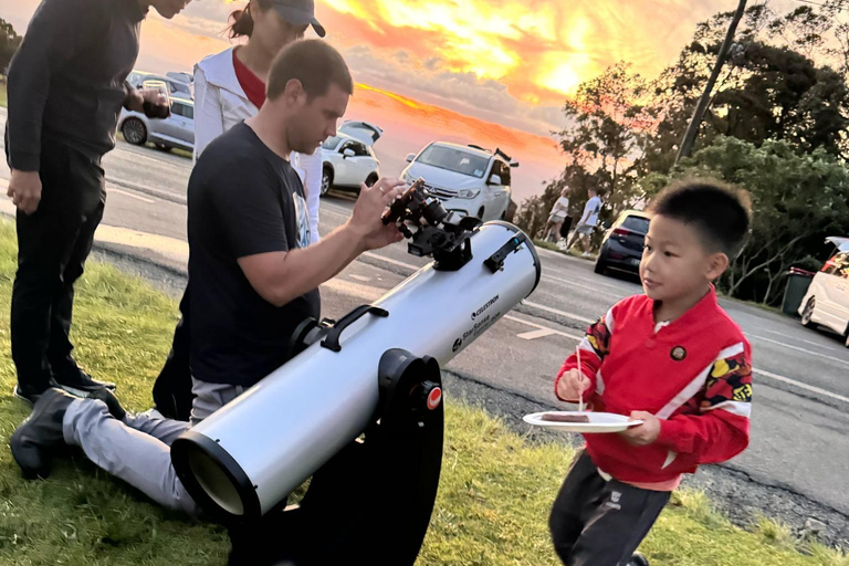بريسبان/جولد كوست: غروب الشمس، العشاء، النجوم/تلسكوب فاخر