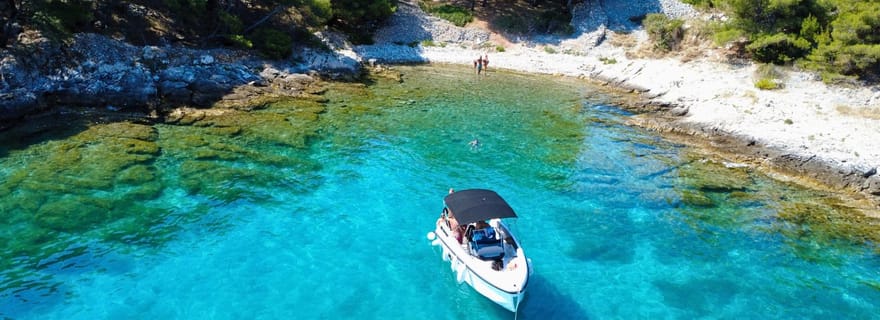 Vodice : sortie en bateau privée d'une demi-journée vers 4 îles