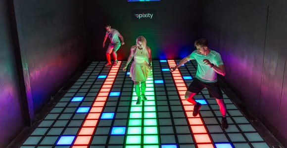 PIXITY Interactive Pixel Game Experience in Budapest