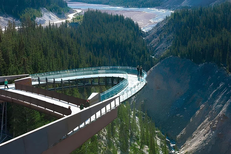 Calgary Banff: Columbia Icefield, Skywalk e tour dei laghiCalgary Banff: Columbia Icefield, Skywalk e tour di un giorno ai laghi