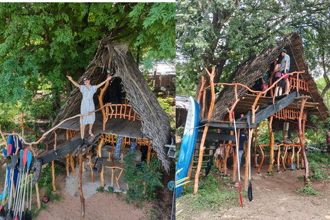 From Sigiriya: Kayaking Through Floating Flowers at Kanthale