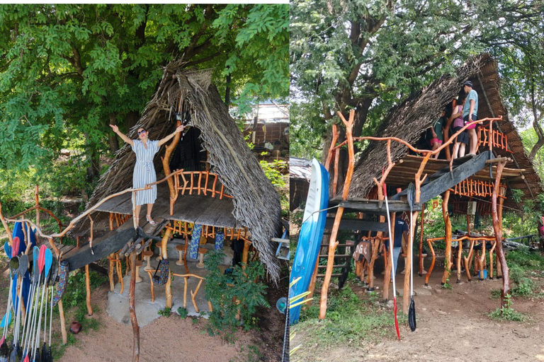 From Sigiriya: Kayaking Through Floating Flowers at Kanthale