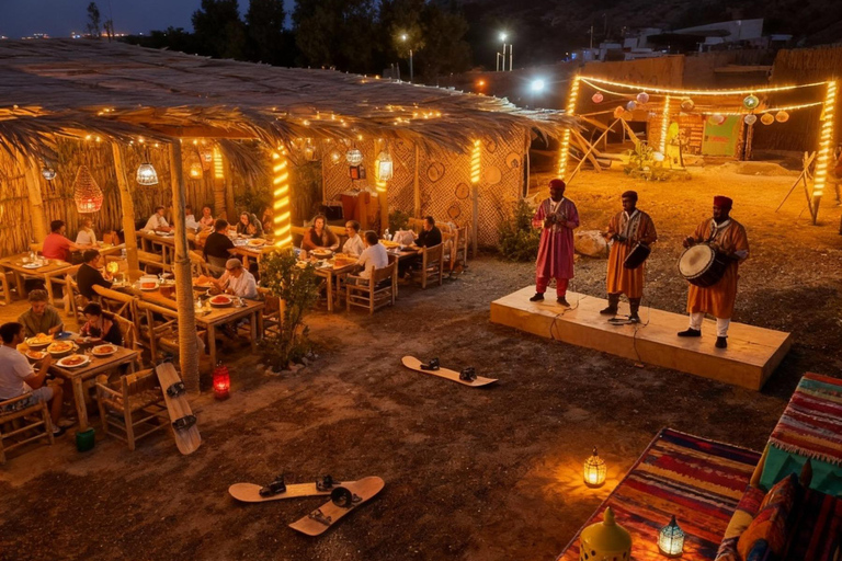 Agadir: Sandboarding with Optional Dinner & Quad Bike Tour Agadir: Sandboarding at Sunset with Dinner & Quad Option