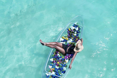 Séance photo en kayak sur drone à Montego Bay