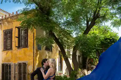 Athens Flying Dress Photoshoot