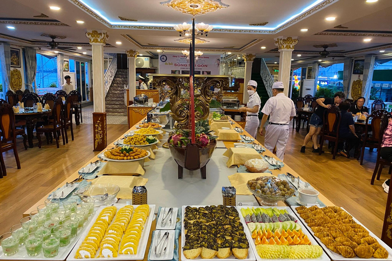 Saigon River Dinner on Cruise with Buffet and live music Saigon River Dinner Cruise with Buffet and live music