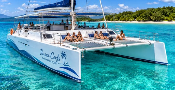 Mauritius: Ile aux Cerfs All-Inclu. Catamaran & Snorkeling