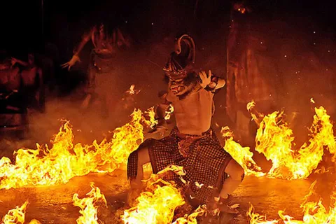 Ubud : Danse du feu Kecak avec transfert et excursion facultative d'une journée