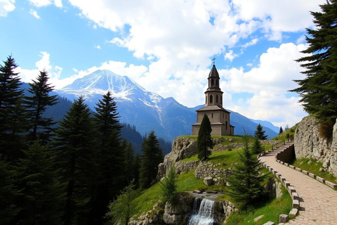 Från Tbilisi: Dagsutflykt till Kazbegi med Gergeti-kyrkan