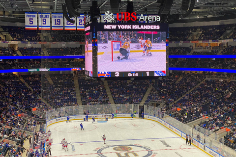 Elmont: New York Islanders UBS Arena Ice Hockey Game Ticket Lower Goal