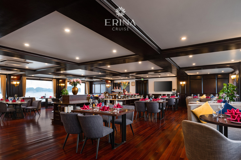 2/3-Day Halong & Lan Ha Bay Erina 5* Cruise balcony, bathtub 3-Days Cruise with Transfer from/to Hanoi or Ninh Binh
