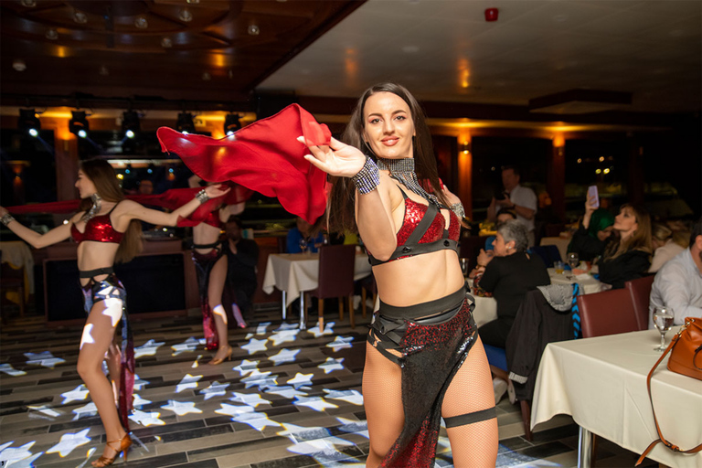 Istanbul Bosphorus Dinner Cruise with Live Shows & Transfer Transfer & Soft Drinks Included Package
