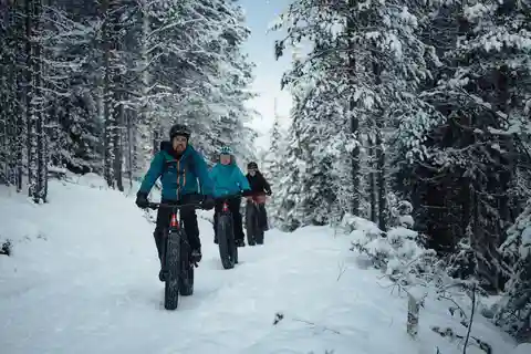 Levi, Lappland: E-Fatbike-resa till vit natur